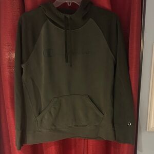 Champion Men's Olive Crewneck Sweatshirt